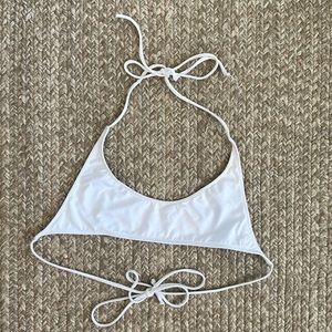 Minimale Animale White Halter Top